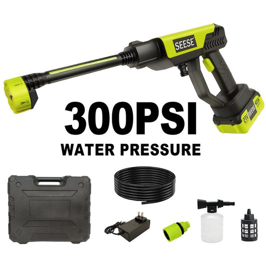SEESE Cordless Pressure Washer – Portable Bottle Washer for Car, Home & Garden