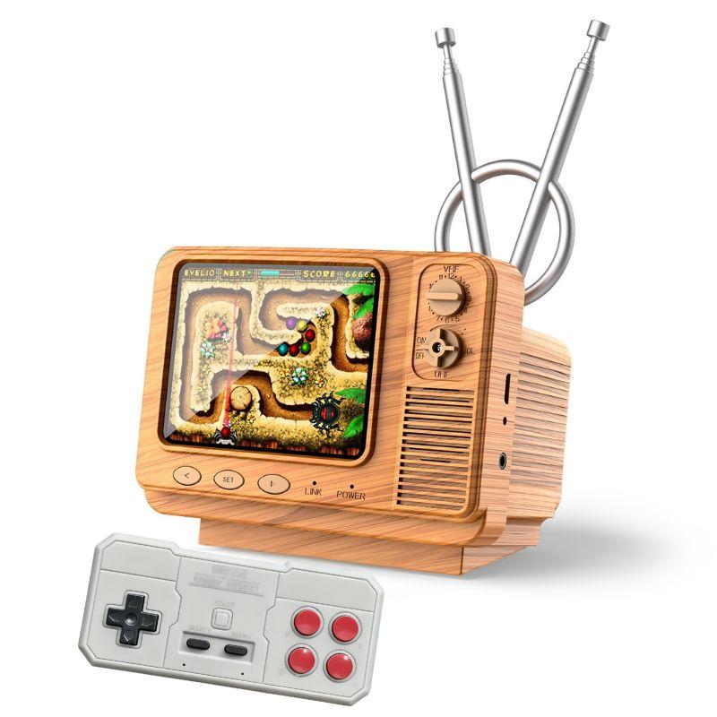 GV300S Retro Game Console – 308 Classic Games, Mini TV-Style Player