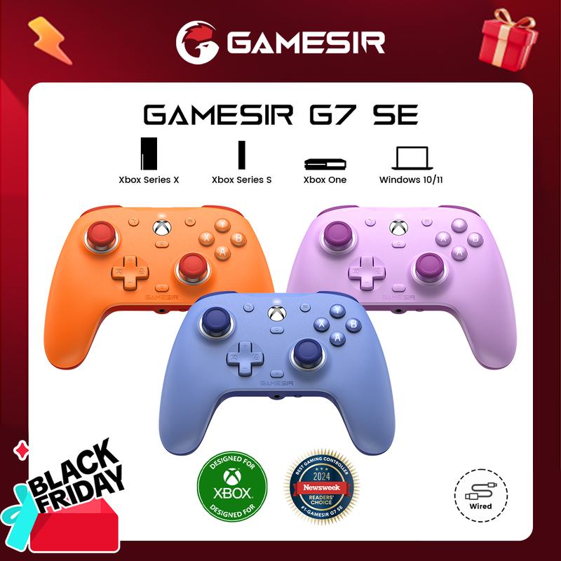 GameSir G7 SE Wired Controller – Multi-Color, Hall Effect Sticks for Xbox & PC
