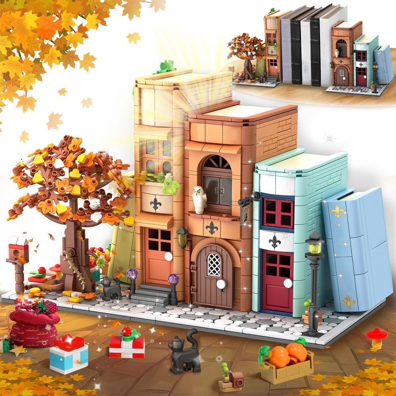 1488PCS BookNook Kit – Bookend Building Blocks & Miniature Shelf Insert