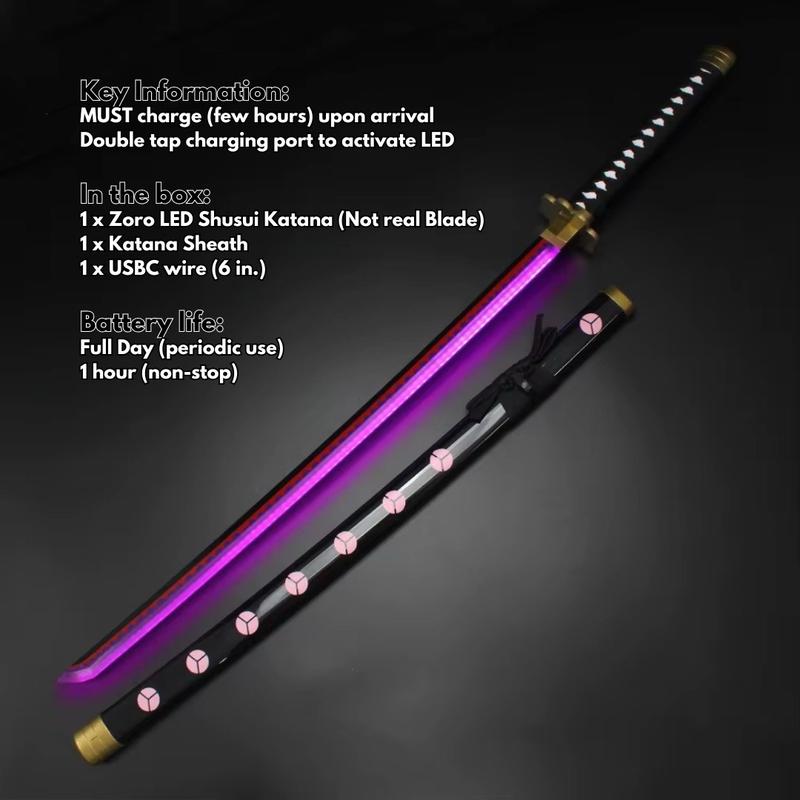 Purple LED Cosplay Prop – Room Glow Decor