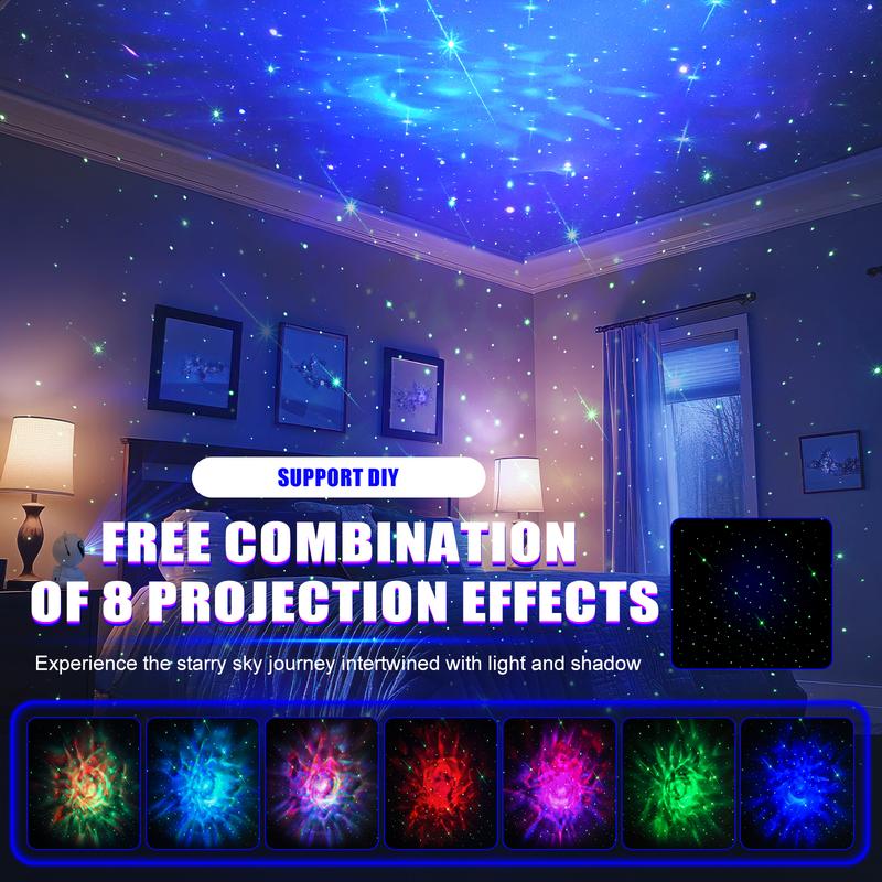 Galaxy Projector with Nebula & Remote: LED Star Light for Room Ambiance