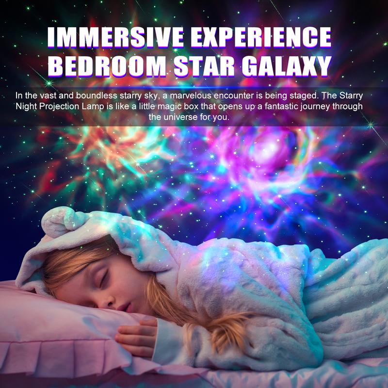 Galaxy Projector with Nebula & Remote: LED Star Light for Room Ambiance