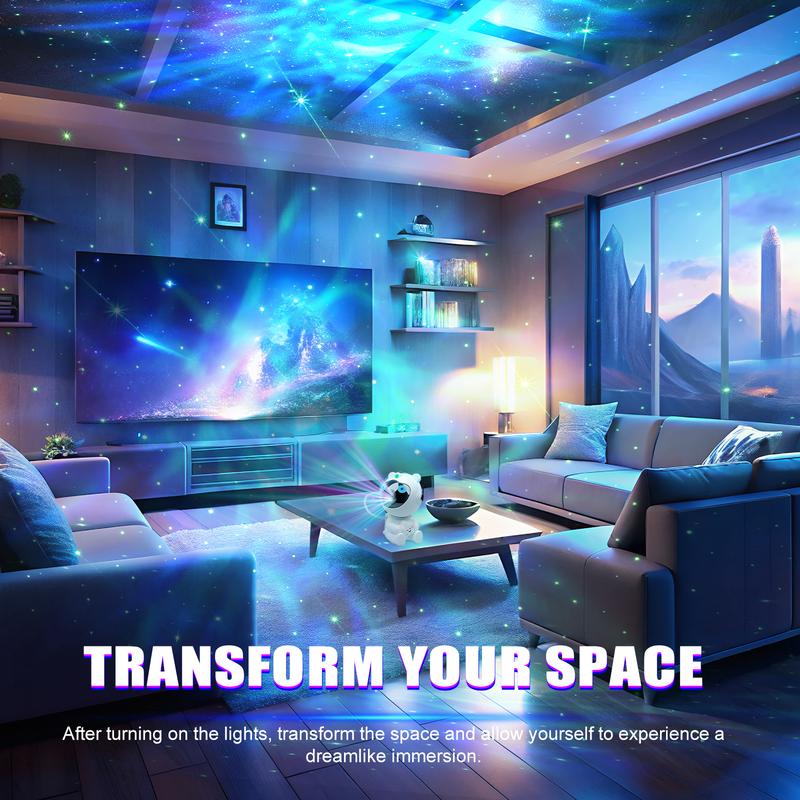 Galaxy Projector with Nebula & Remote: LED Star Light for Room Ambiance