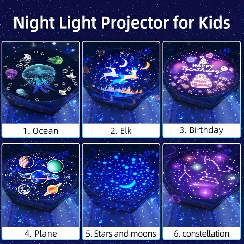 21-in-1 Galaxy Star Projector: Bluetooth Speaker, Timer & Remote for Room Decor