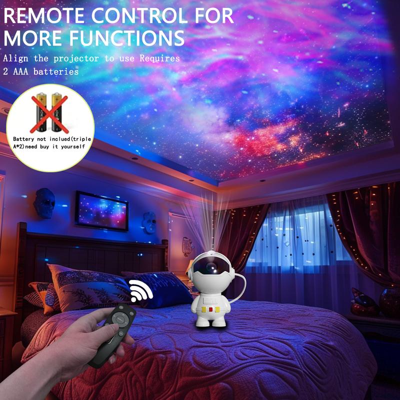 Astronaut Galaxy Projector: Nebula Star Light with Remote & Timer