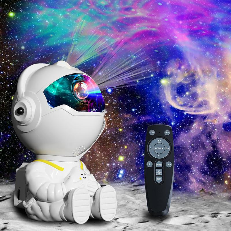 Astronaut Galaxy Projector: Nebula Star Light with Remote & Timer